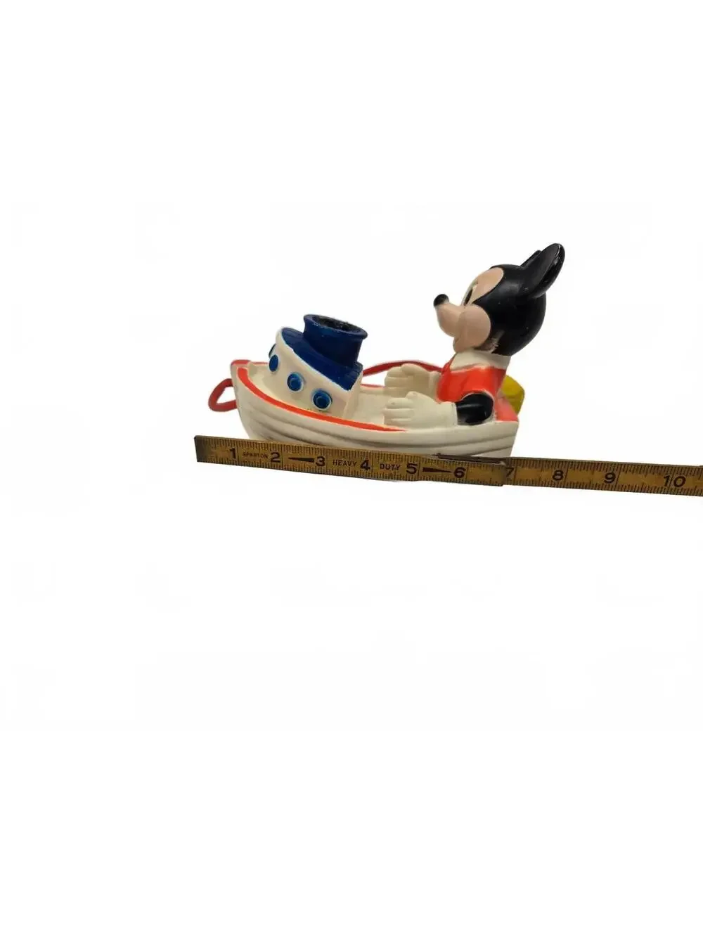 1970s Mickey Mouse Bubble Barge Bath Toy MFG By Child Guidance